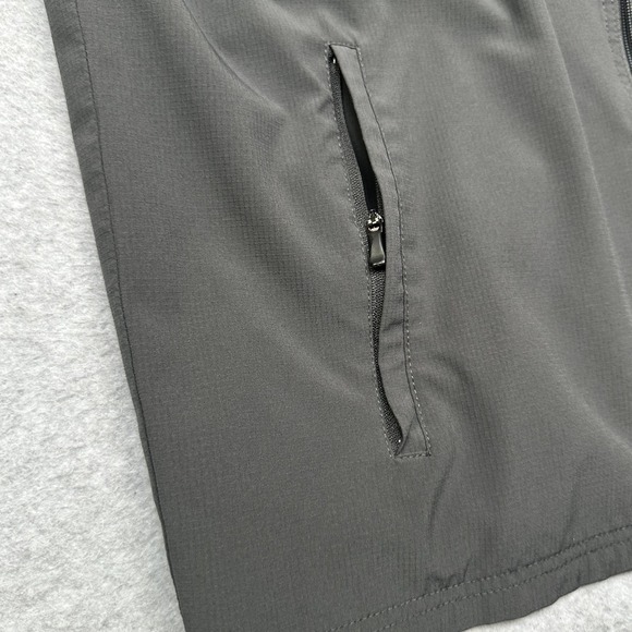 Voyager Jacket Mens XL Black Gray Colorblock Windbreaker Softshell Zipper Pocket - Picture 4 of 12